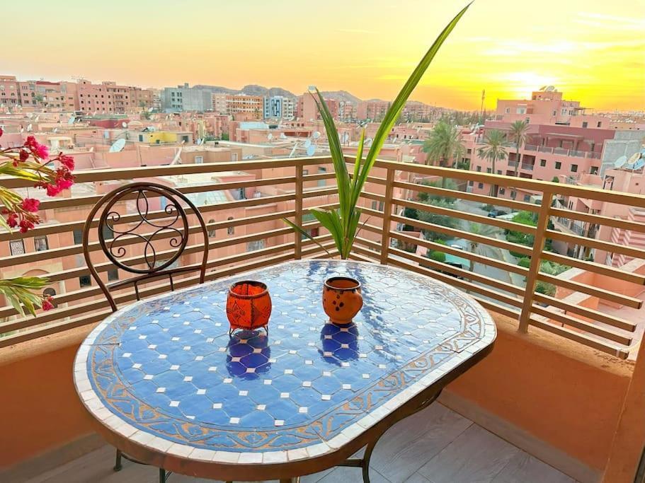 Appart Majorelle Terrasse Wifi Centre Ville Marrakesh Exterior photo